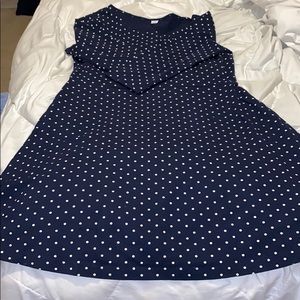 Polka Dotted Fit&Flare Dress